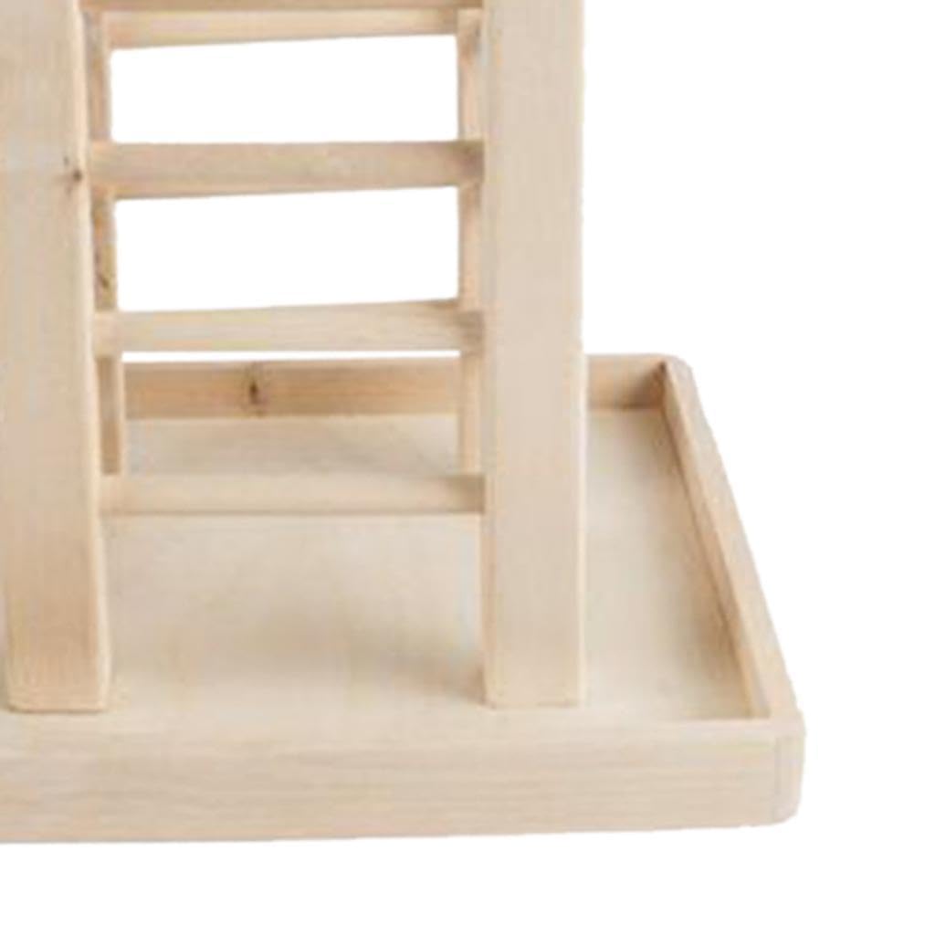 Mangeoire à Foin pour Lapins, Distributeur, Râtelier à Herbe, Bois