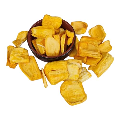 IGART FOOD & WOOD Getrocknete Jackfrucht Exotischer Snack aus Vietnam Weiche Tropenfrucht Ohne Zuckerzusatz oder Konservierungsstoffe Für Veganer geeignet (250g)