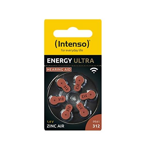 Intenso Energy Ultra hörapparat batteri PR 41–312 6 blister