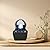 Tabletop Water Fountain Indoor Desk Decor Fountain Feng Shui Zen Meditation Fountain Resin Garden Water Feature with Led Light Rotating Ball for Home Office Spaces Decor US Plug (B)