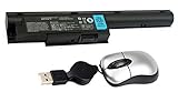 Incluye un mini ratón óptico USB y una batería