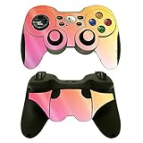 MightySkins Glossy Glitter Skin Compatible with Logitech Wireless Gamepad F710 - Sunset Blur | Protective, Durable High-Gloss Glitter Finish | Easy to Apply and Change Styles | Made in The USA