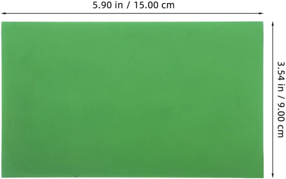 Green Carving Wax Sheet Jewelry for DIY Craft Projects
