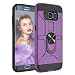 Galaxy S6 Edge Plus Case, Jeylly [3 Color] Slim Hybrid Impact Rugged Soft TPU & Hard PC Bumper Shockproof Protective Anti-Slip Case Cover Shell for Samsung Galaxy S6 Edge+ Plus G928 - Purple