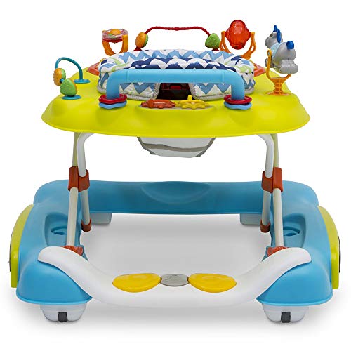 Delta Children 4-In-1 Discover & Play Musical Walker, Blue/Green #TOP7