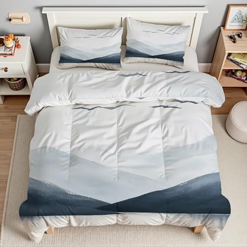 Housse de couette 200x200 paysage en microfibre pour lit 2 personnes - 3
