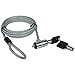 6 feet NoteGuard Kensington Compatible Universal Security Cable Lock with 2 Keys