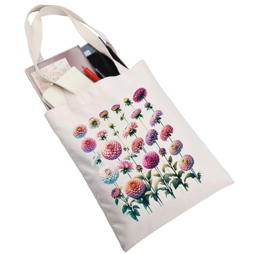 Bolso Tote Dahlias miniatura 4