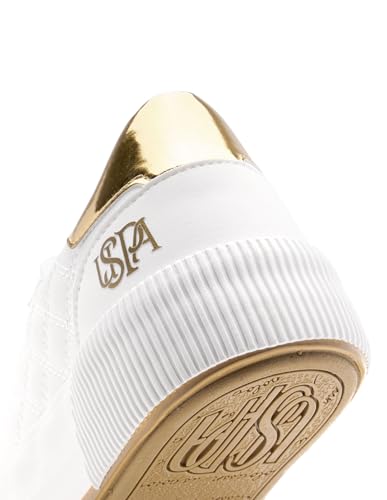 Image of U.S. Polo ASSN. Elsa 2.0 Off White Sneakers Shoes with Quilting Detail