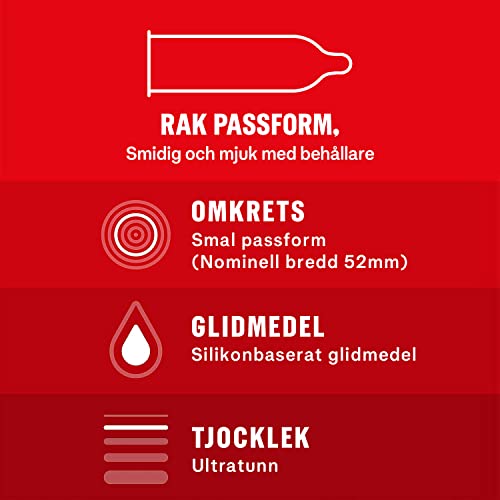 Durex transparent Liebe Sex Feel Ultra Dünn Latex Kondom – 10 Stück – Ansicht 2