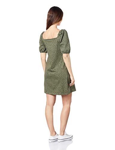 Vestido curto, Feminino, Hering, verde militar, M