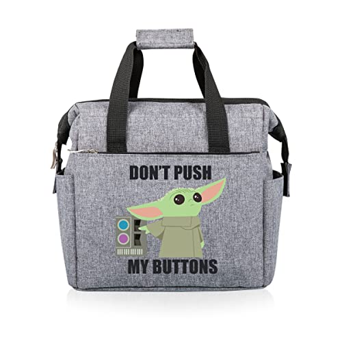 ONIVA - a Picnic Time brand Mandalorian The Child-On The Go - Enfriador de almuerzo, 10 x 6 x 10,5, color gris