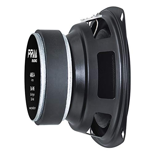 Prv Audio 4 Inch Midrange Speaker 4Mr60-4, 60 Watts Program Power, 4 Ohm, 30 Watts Rms Power Pro Audio Loudspeaker (Single) #TOP2