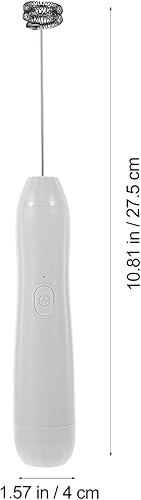 Miniatura 7 de Kichvoe Espumador de leche, mezclador de bebidas, espumador de mano, batidor eléctrico por USB, espumador de leche pequeño, mini licuadora agitador