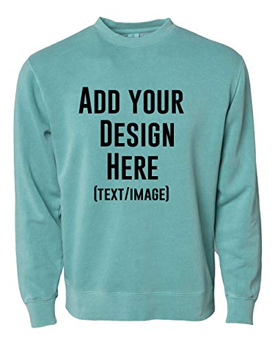 Independent Trading Co. Pigment-Dyed Crewneck Sweatshirt L Pigment Alpine Green