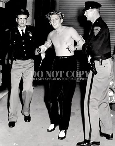 Magnífico retrato de Jerry Lee Lewis de 8 x 10 pulgadas para revivir la música legendaria 1