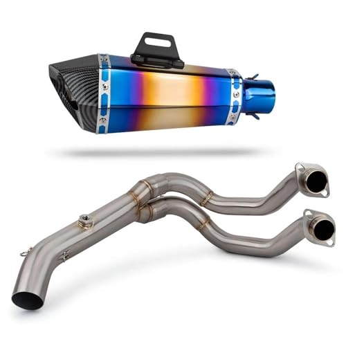 Collecteur Z650 echappement complet inox antirouille avec silencieux Ninja650 2017-2023
