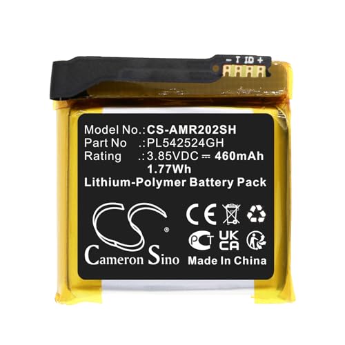 CS Cameron Sino 460mAh / 1.77Wh Replacement Battery for Amazfit GTR 2E, A2023, PL542524GH