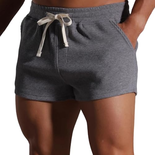 Pantalon de jogging court et bermuda de course à rayures homme