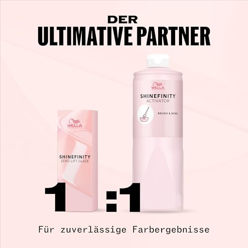 Wella Professionals Shinefinity Glaze – 00/00 Crystal Glaze Booster - demi-permanent, pH-neutral & ohne Ammoniak - zum Verdünnen & Pastellisieren anderer Nuancen – vegan – 500ml