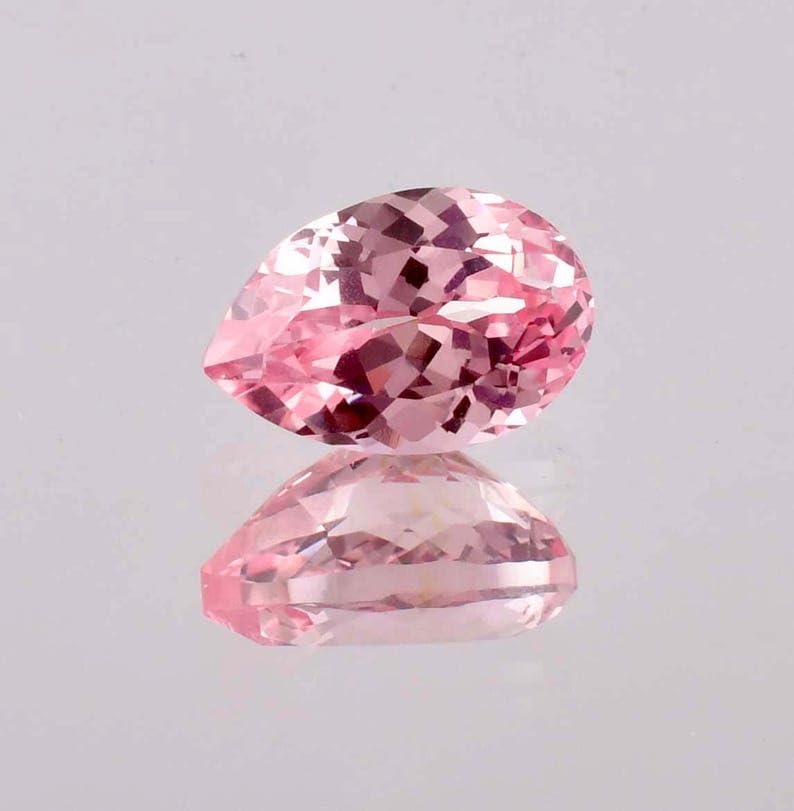Saphir Padparadscha poire brillant GH_FAC_00107 pour sertissage bijoux - 2