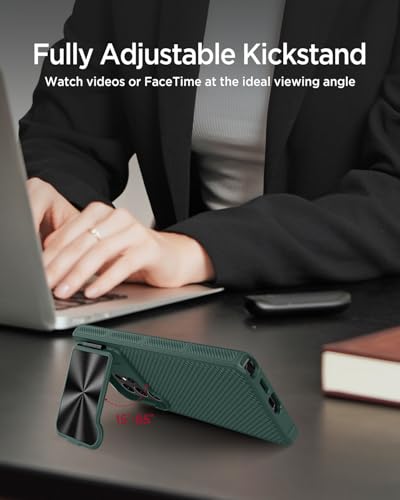 Coque fine pour Galaxy S25 Ultra avec support de visionnage et protège-objectif - 2
