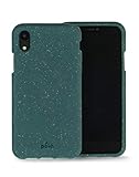 Pela - Hülle für das iPhone XR - 100% kompostierbar - Biologisch abbaubar - Aus Pflanzen hergestellt - Abfallfrei (Green)