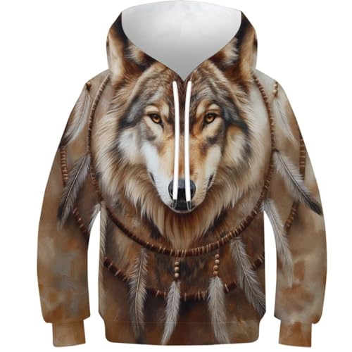 Sweat loup 3D ado un vêtement chaud et stylé pour affronter l'hiver