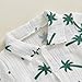 Gureui Toddler Baby Boy Spring Summer Clothes Short Sleeve T-Shirt Shorts Infant Beach Outfit (A White Coconut Tree, 6-12 Months)