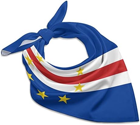 Calculay Cape Verde Flag Bandana Turban Headband Head Wrap Square...