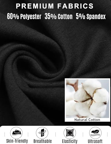 PINSPARK Cargo Sweatpants for Men with Pockets Open Bottom Baggy Cotton Sweatpants Lightweight Lounge Sweat Pants for Yoga 5