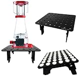 Reefing Art Skimmer Stand/Frag Rack Stand/Multi Function Stand (9" x 7" Black / 30 Frags)
