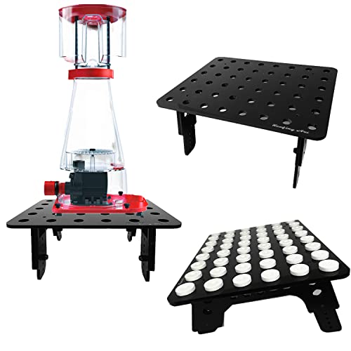 Reefing Art Skimmer Stand/Frag Rack Stand/Multi Function Stand (9" X 7" Black / 30 Frags) #TOP6