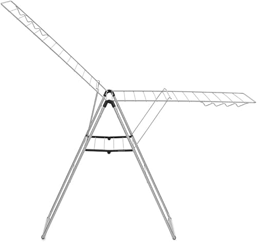 Miniatura 5 de Brabantia HangOn - Escurridor de ropa (82 pies  gris metálico) compacto, plegable, ajustable, de acero inoxidable para interiores