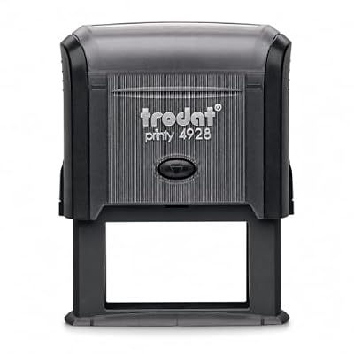 STAMPRINT VERSAL | Sello Personalizado | Sellos Empresa Automatico | Sellos Oficina Caucho Direccion | Sello Logo Medico Profesor | TRODAT 4928 | Diseño 58x31mm | 7 Líneas | Tinta Incluida