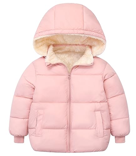 Happy Cherry Kinder Winterjacke Baby Fleece Gefütterte Mantel Winddicht...