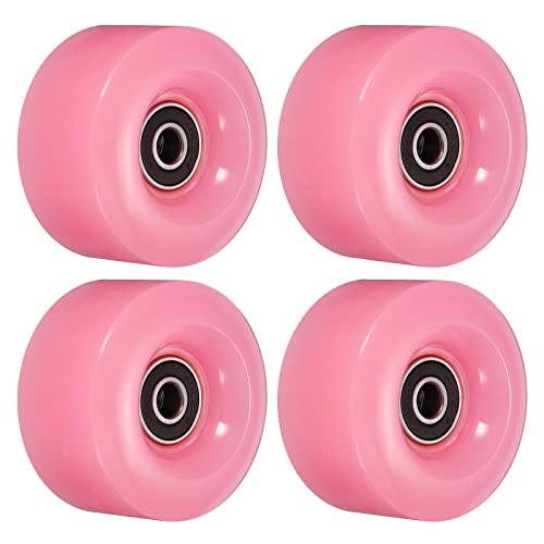 Roues de patins à roulettes 82A avec roulements pour skateboard double rangée quad