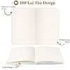 Huhuhero Lined Notebook Journal, 120Gsm Thick Paper College Ruled Journal, Hardcover Notebooks for Work School Note Taking, Office School Supplies 58.25 (3, Black)