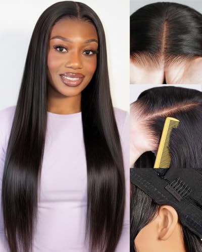 Image of Arabella 6x6 HD Lace Glueless Wigs Human Hair 15A Silky Straight Wig 20inch