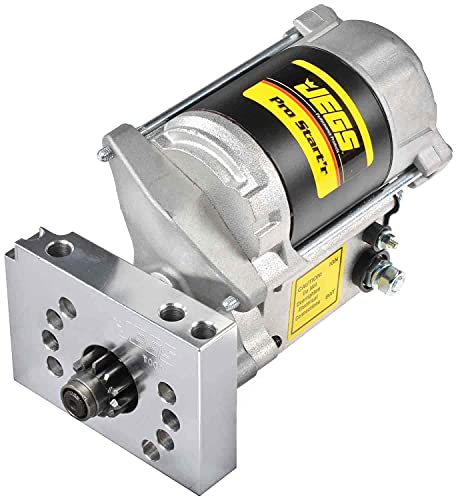 JEGS Prostarter Starter | For Small Block & Big Block Chevy Engines | Made In USA | For Both 153/168 Tooth Flywheels/Flexplates | Cranks Engines Up To 12.5:1 Compression | Straight Mount