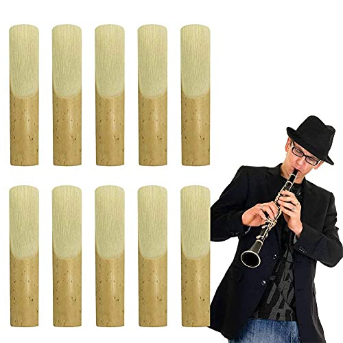 zxbaers Bb Clarinet Reeds,Bb Clarinet Traditional Reeds Strength 2.5,10PCS