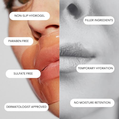 LOOPS Super Hydrating Lip Mask - Moisturizing for Dry Lips - Rejuvenate and Reduce Puffiness - Gifts for Her - 5 Pack 