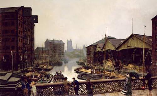 Pintura sobre lienzo de Grimshaw, el regalo clásico perfecto en 60x90cm