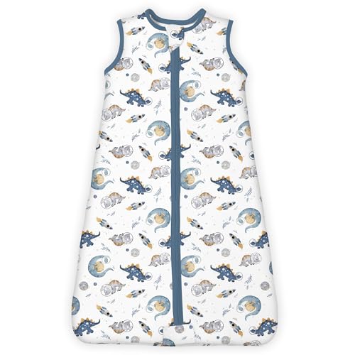 Image of Toddler Sleep Sack 2t-3t-4t, 1.0 TOG Sleep Sack with Sleeveless, Cozy Premium Baby Wearable Blanket with 2-way Safe Zipper All Season Sleeping Bags, 1-pack