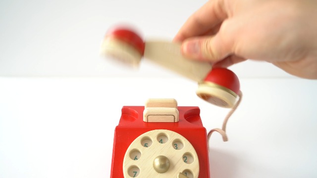 Le Toy Van - Vintage Wooden Toy Phone Role Play Toy | Boys Or
