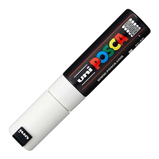 Uni-Ball Posca - Rotulador permanente, blanco