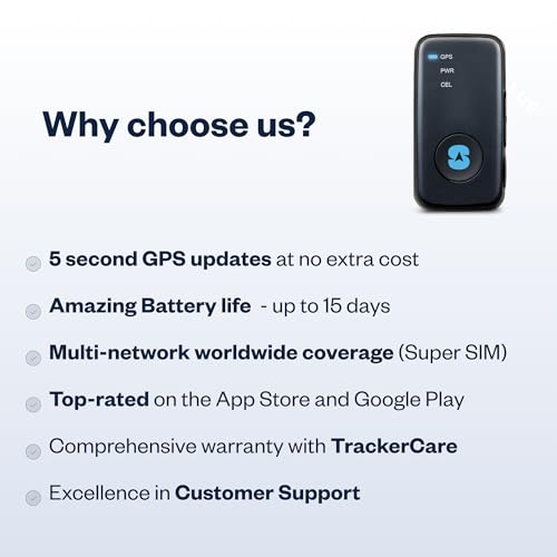 Spy Tec Atlas GPS Tracker for Vehicles & Kids | Up to 14-Day Battery Life | Geofencing, Portable Real Time Mini GPS Car Tracker w/Lifetime Support | Subscription Required
