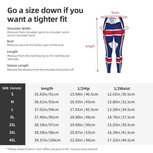 Leggings de Wyoming para mujer con estampado de alta definición para ejercicio 5