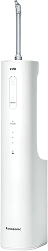 Panasonic EW-NJ80-W Oral Washer, Jet Washer, Nano Cleansing Water Flow, Waterproof, Cordless, White