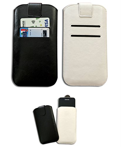CELLWORLD 'Carcasa Pouch Universal de sintética de 5.3 "a 5.5 Blanca